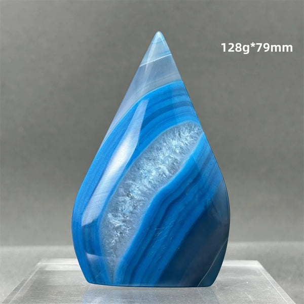 Blue Agate Torch-ToShay.org