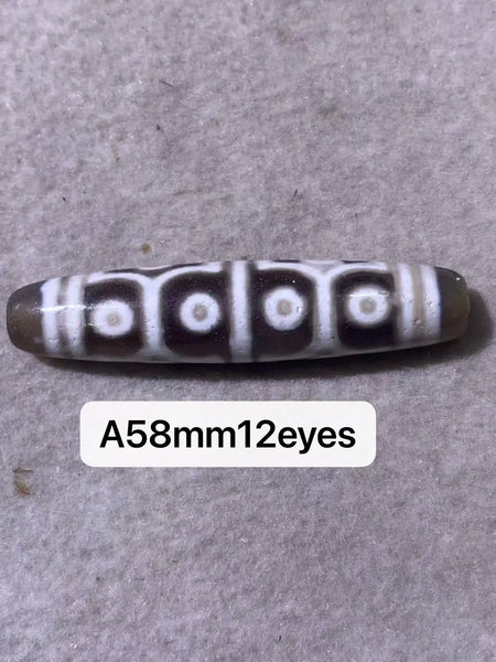 Tibetan Agate Eyes Dzi Beads-ToShay.org