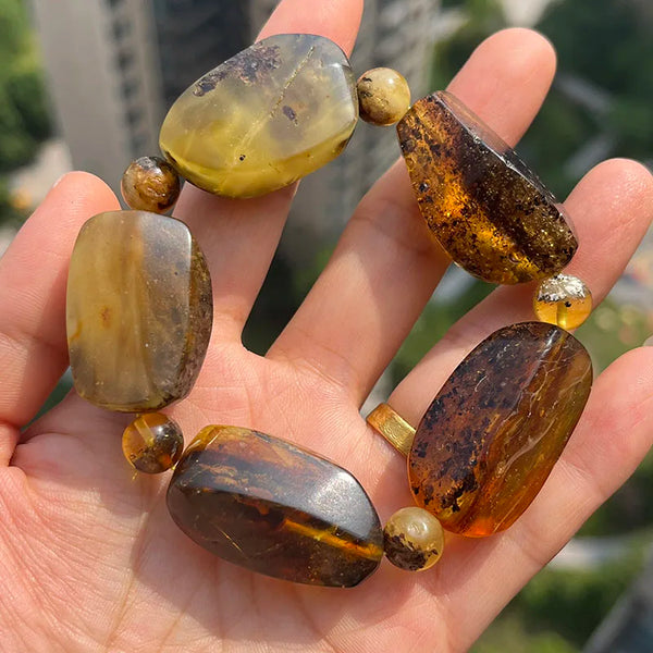 Yellow Amber Bracelet-ToShay.org