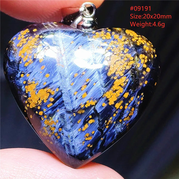 Blue Pietersite Chatoyant Pendant-ToShay.org