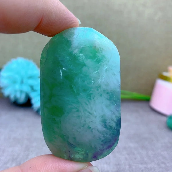 Green Feather Fluorite-ToShay.org