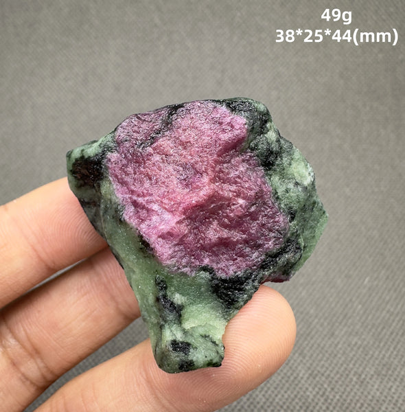 Red Green Ruby Epidote-ToShay.org