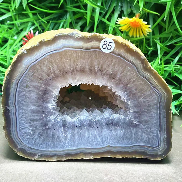 Blue Agate Quartz Cluster-ToShay.org
