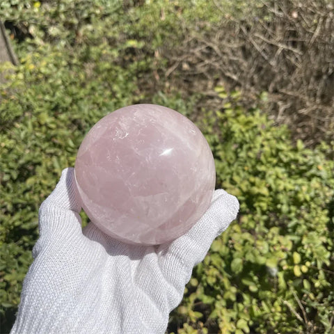 Pink Rose Quartz Ball-ToShay.org