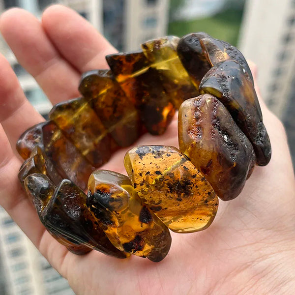 Yellow Amber Bracelet-ToShay.org