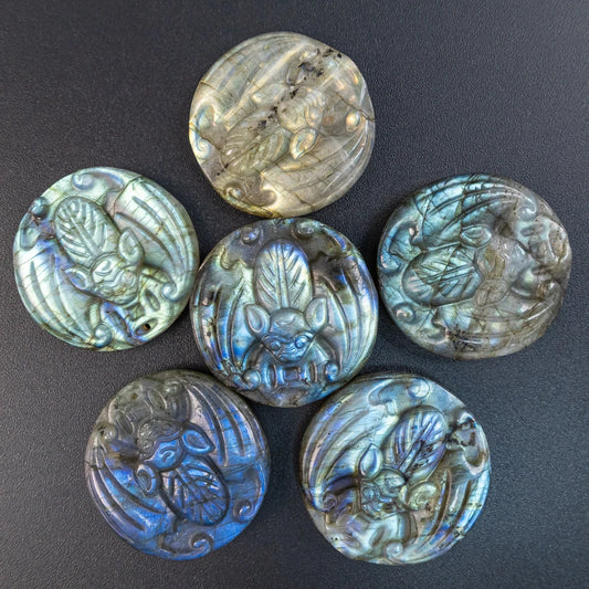 Blue Labradorite Beetle-ToShay.org