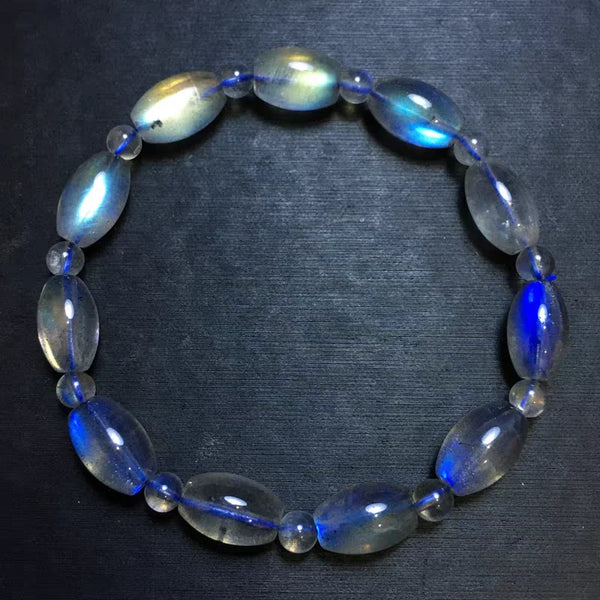 Blue Light Labradorite Bracelet-ToShay.org