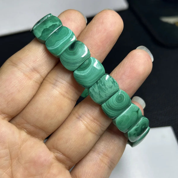 Green Malachite Bracelet-ToShay.org