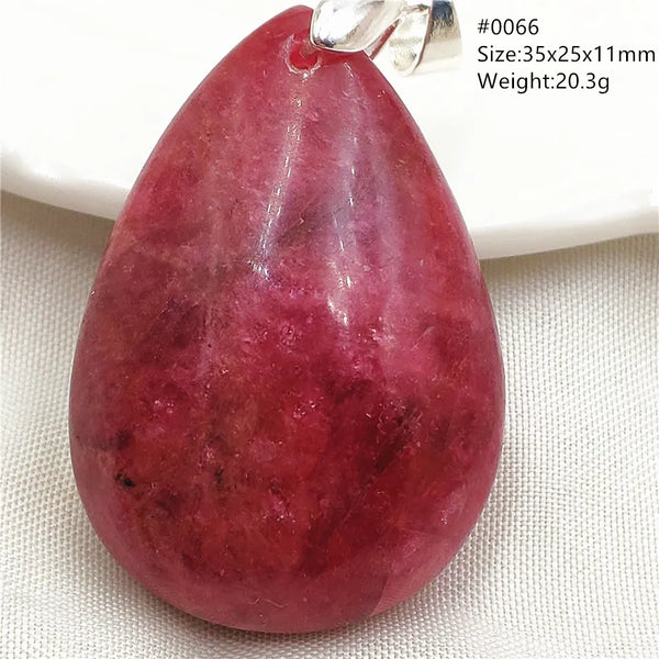 Red Rhodonite Pendant-ToShay.org