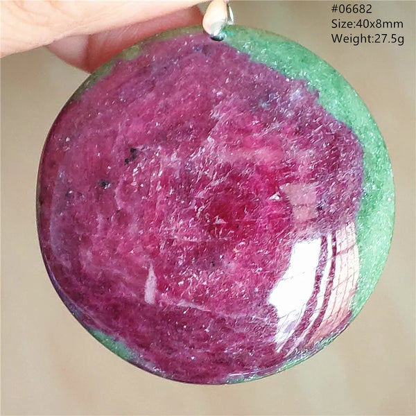 Red Ruby Zoisite Pendant-ToShay.org