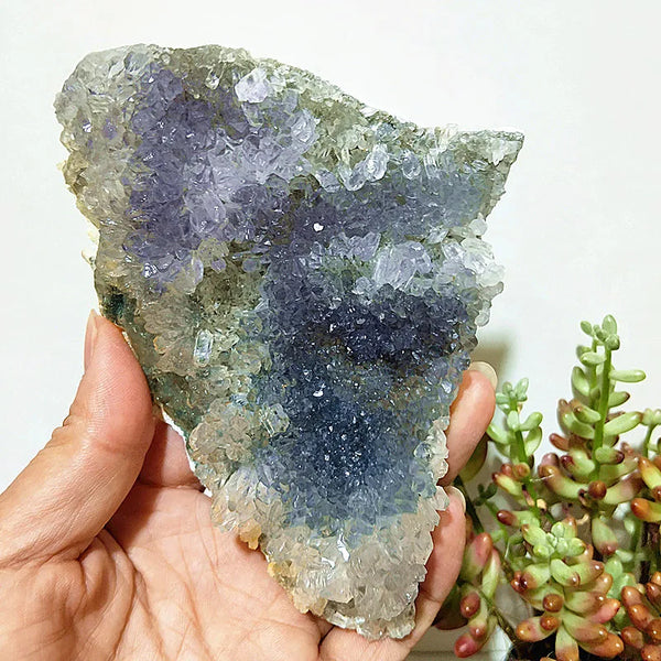 Purple Vision Crystal Cluster-ToShay.org