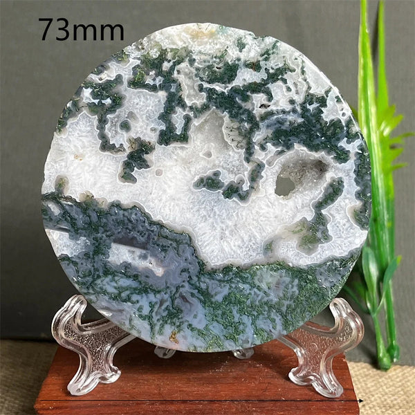 Green Moss Agate Plate-ToShay.org