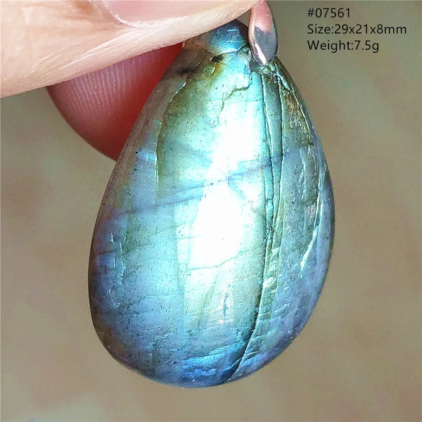Blue Light Labradorite Pendant-ToShay.org