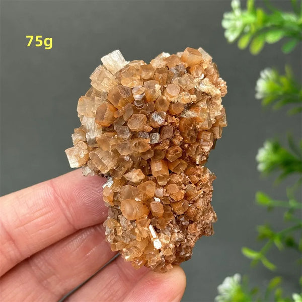 Orange Aragonite Crystal Cluster-ToShay.org