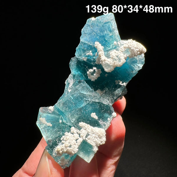 Green Fluorite Calcite Cluster-ToShay.org