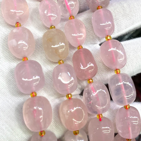 Pink Crystal Nugget Beads-ToShay.org