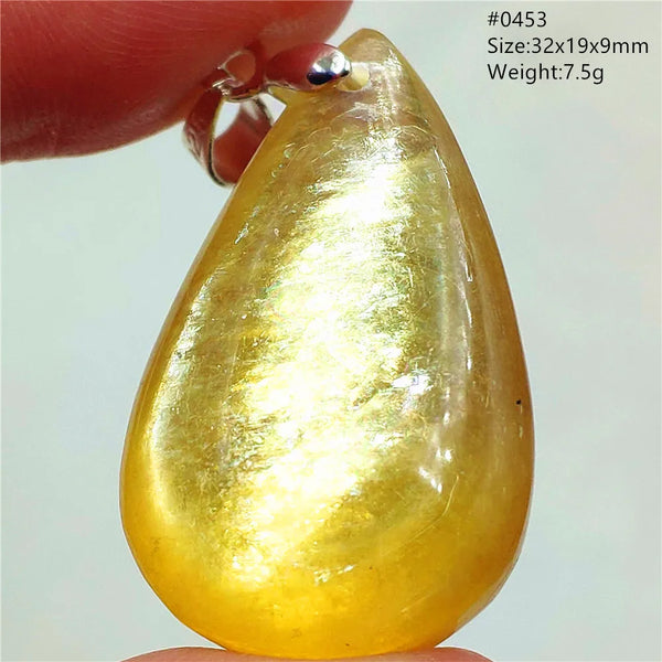 Gold Lepidolite Pendant-ToShay.org
