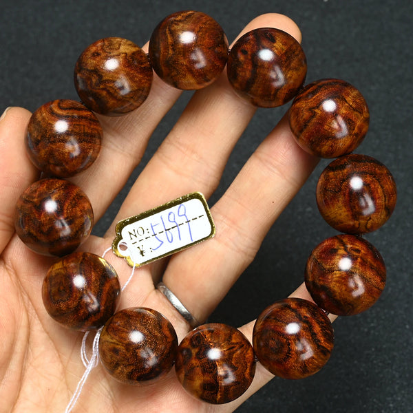 Wood Tiger Bead Bracelet-ToShay.org