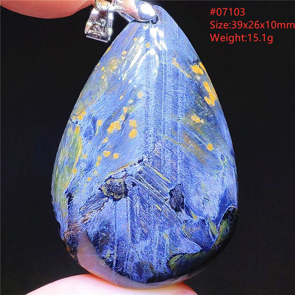 Blue Pietersite Pendant-ToShay.org