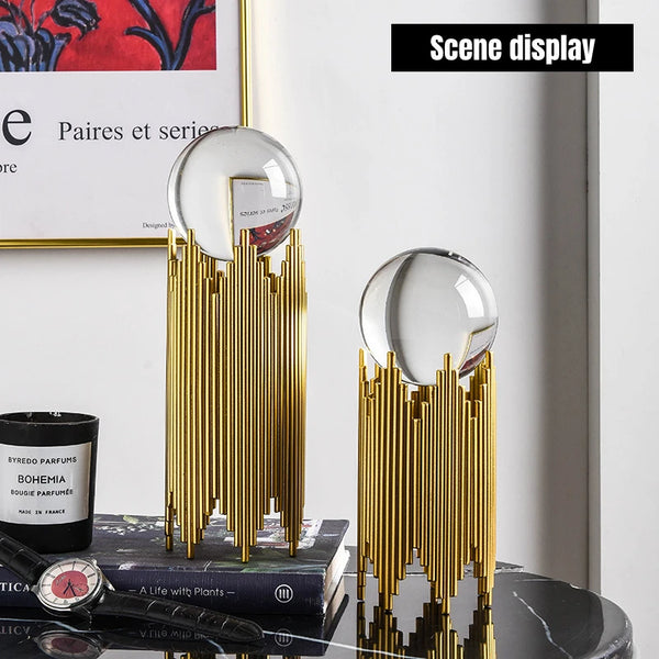 Gold Crystal Ball Stands-ToShay.org