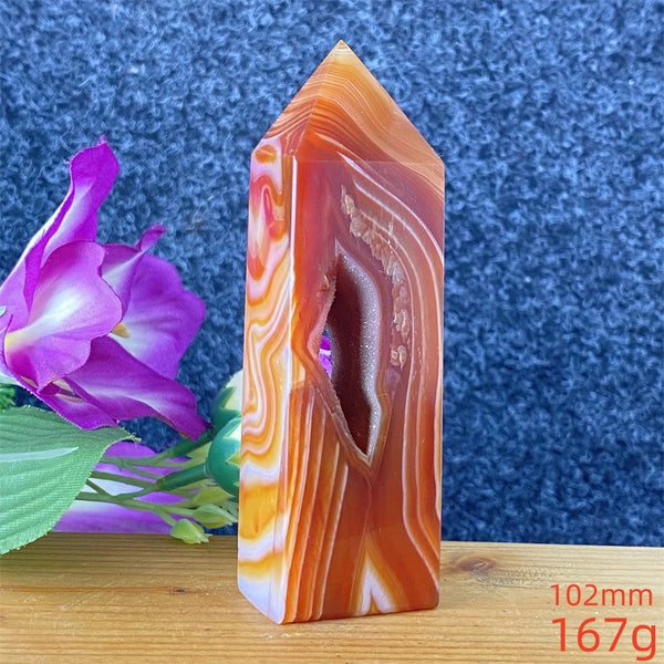 Red Lace Agate Point-ToShay.org