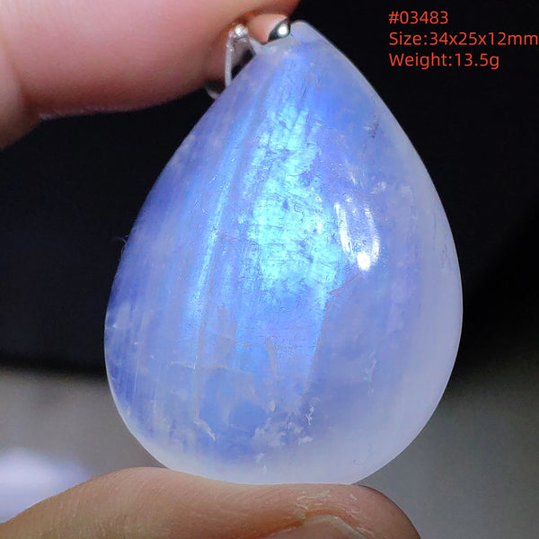 Blue Light Moonstone Pendant-ToShay.org