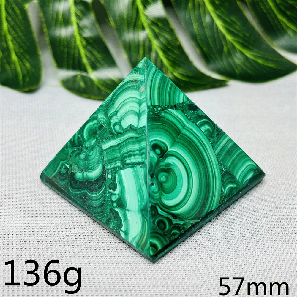 Green Malachite Pyramid-ToShay.org