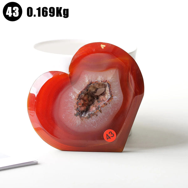 Orange Carnelian Heart-ToShay.org