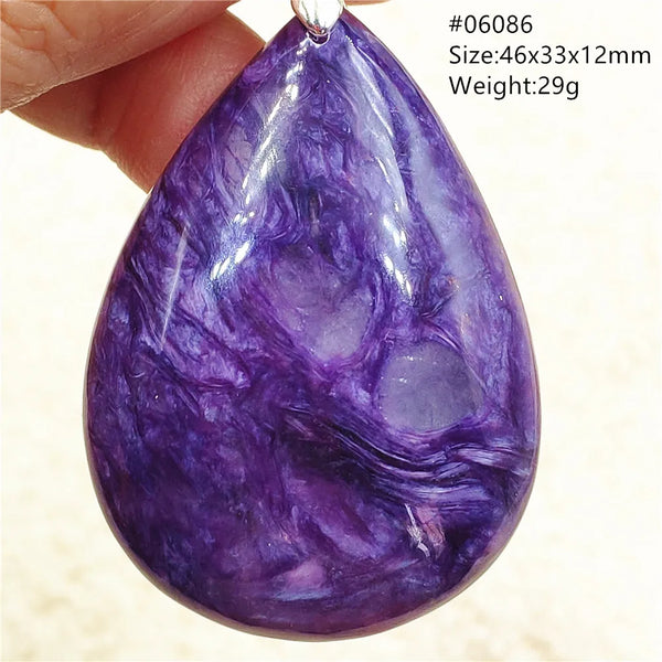 Purple Charoite Pendant-ToShay.org