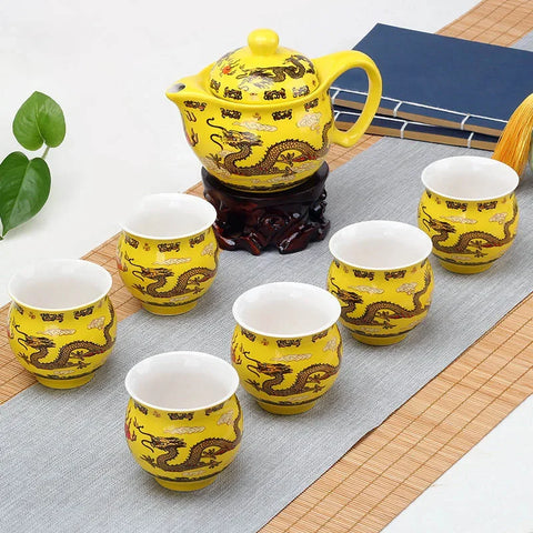 Porcelain Ceramic Tea Sets-ToShay.org