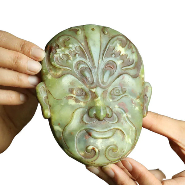 Green Jade Face Mask Plate-ToShay.org