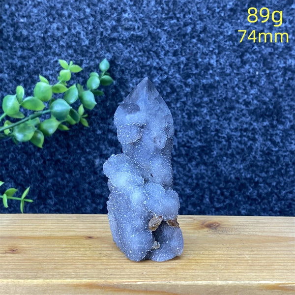 Purple Sphalerite Geode Tower-ToShay.org