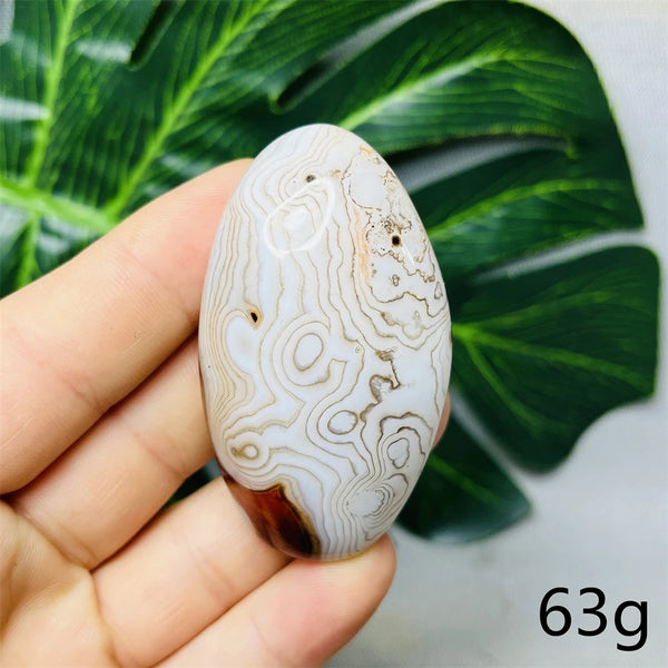 Red Agate Palm Stones-ToShay.org