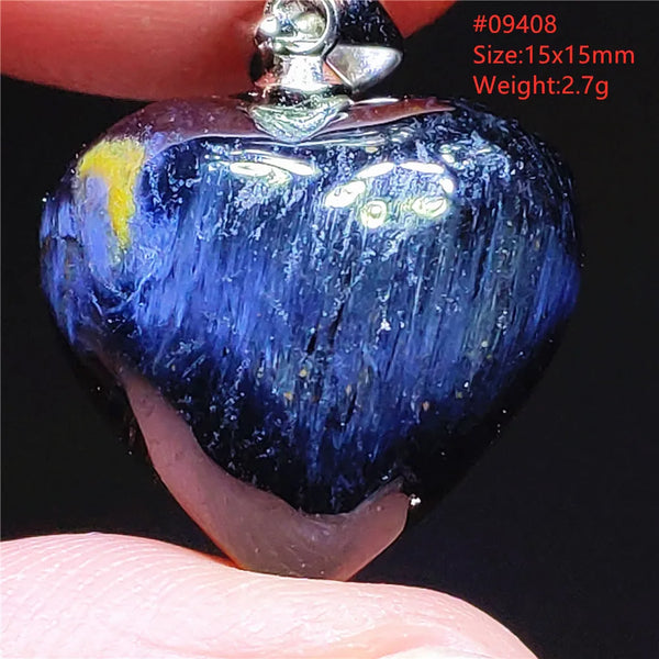 Blue Pietersite Chatoyant Pendant-ToShay.org