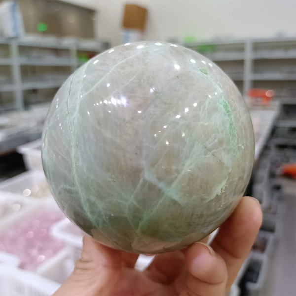 Green Moonstone Ball-ToShay.org