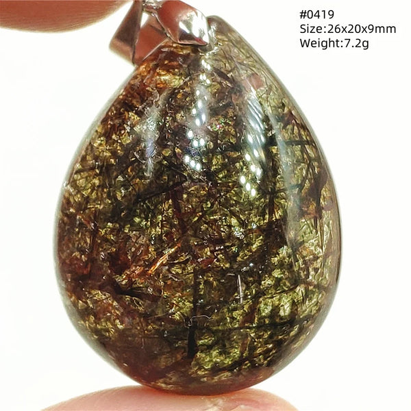 Black Rutilated Copper Quartz-ToShay.org