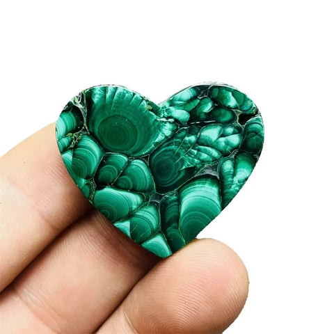 Green Malachite Hearts-ToShay.org
