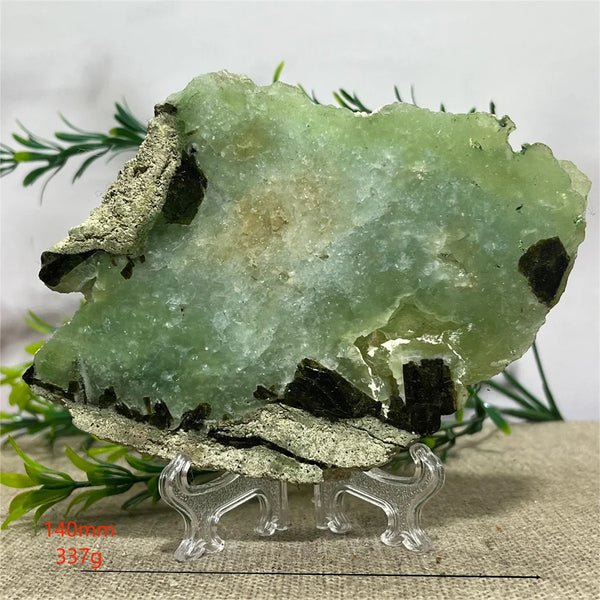 Green Prehnite Quartz Slab-ToShay.org