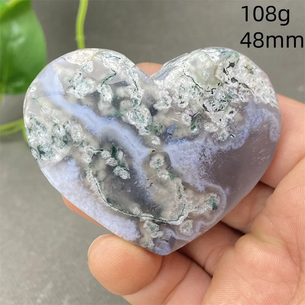 Green Aquatic Agate Heart-ToShay.org