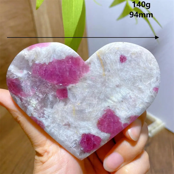 Pink Unicorn Tourmaline Heart-ToShay.org