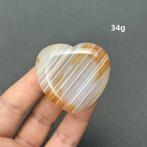 Orange Carnelian Heart-ToShay.org