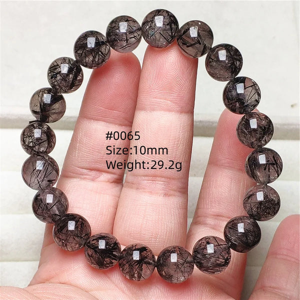 Black Rutilated Quartz Bracelet-ToShay.org