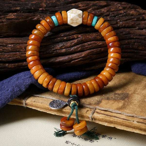 Brown Yak Bone Bracelet-ToShay.org