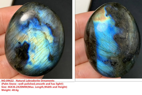 Orange Red Light Labradorite-ToShay.org