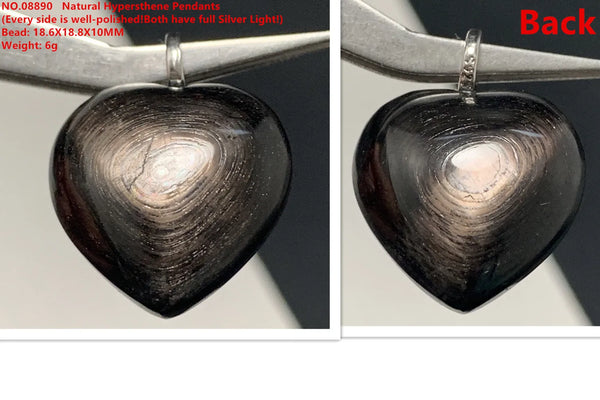 Black Hypersthene Pendant-ToShay.org