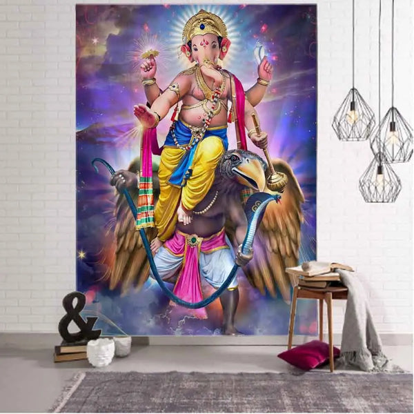 Indian Buddha Tapestry-ToShay.org