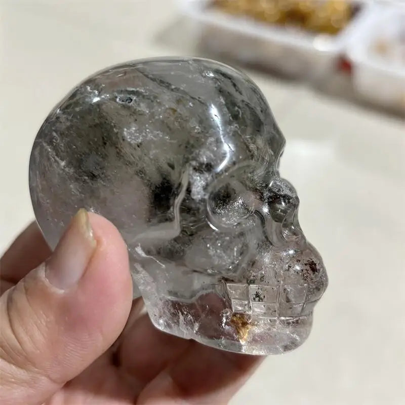 Clear Garden Quartz Skull-ToShay.org