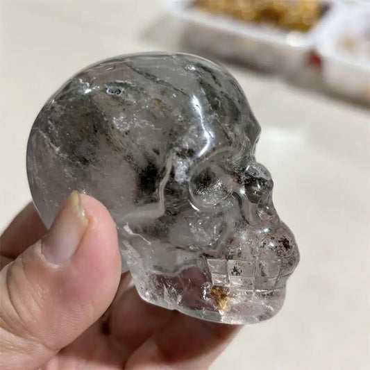 Clear Garden Quartz Skull-ToShay.org