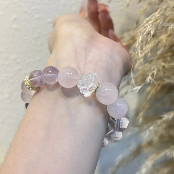 Purple Amethyst Pink Crystal-ToShay.org