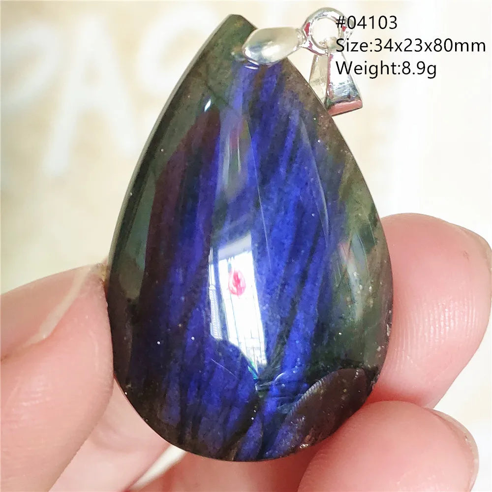 Blue Light Labradorite Pendant-ToShay.org